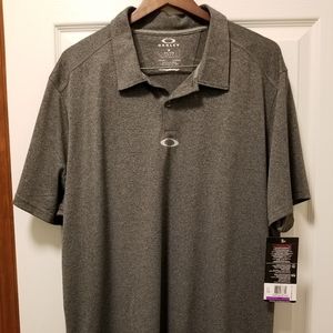 NWT XXL Oakley Gray Polo